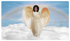 DNSEMP-C-119-BL Angel (AA) Clouds Blue